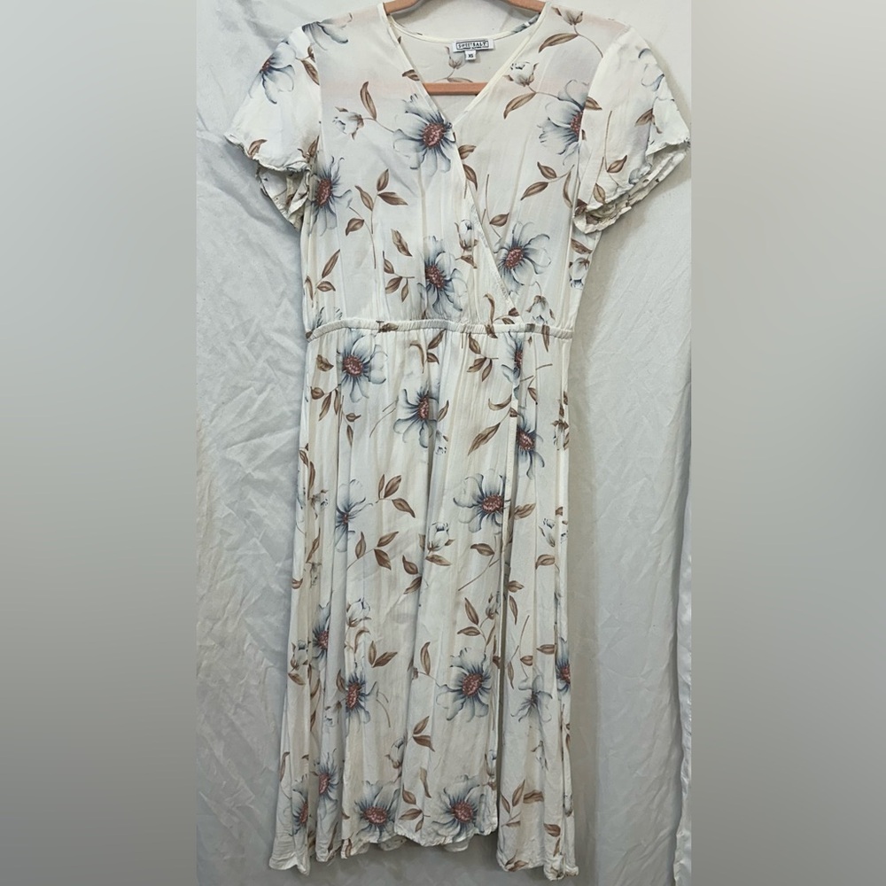 White Floral Dress